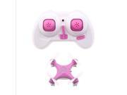 Foxnovo CX 10 2.4GHz 4CH 6 Axis Gyro Super Mini RC Quadcopter UFO Drone RTF with LED Lights Pink