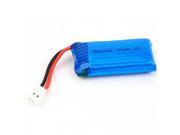 Foxnovo 2pcs 3.7V 380mAh 25C Rechargeable Lipo Batteries for Hubsan X4 H107 Ladybird RC Quadcopter Blue