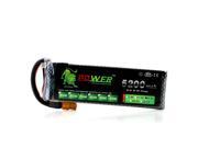 Foxnovo Lion Power 14.8V 5200mAh 30C Rechargeable Lipo Battery T Plug for RC Car Helicopter Airplane