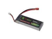 Foxnovo Lion Power 7.4V 2200mAh 40C Rechargeable Lipo Battery T Plug for RC Car Helicopter Airplane