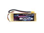 Foxnovo High Power 7.4V 5000mAh 25C MAX 40C XT60 Plug Rechargeable Lipo Battery for RC Helicopter Airplane