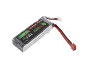 Foxnovo Lion Power 11.1V 2200mAh 25C T Plug Rechargeable Lipo Battery for RC Car Airplane Helicopter