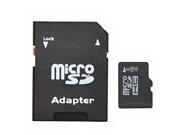 Foxnovo 8GB Micro SDHC TF Card T Flash Memory Card with Micro SD Adapter Black