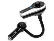 Foxnovo Multi purpose Bluetooth Handsfree Car Kit FM Modulator MP3 Player with TF Slot USB Jack for iPhone iPad Cellphone