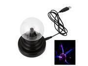 Foxnovo Funny 3 inch USB Powered Touch Sensitive Magic Electronic Plasma Ball Sphere Light Lamp