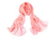 Foxnovo 175*65cm Fashion Women s Ladies Girls Air Conditioning Sun Block Sunscreen Long Silk Scarf Shawl Stole Wrap Pink