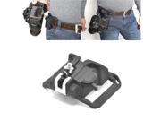 Foxnovo Camera Belt Clip System Holster Belt Buckles for DSLR SLR Cameras Canon Nikon Sony