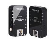 Foxnovo YN 622C E TTL Wireless 1 8000s Flash Trigger Transceiver for CANON Camera Black