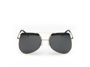 Foxnovo Fashion Unisex Men s Women s Metal Frame UV400 Protection Polarized Toad Sunglasses Sun Glasses Black