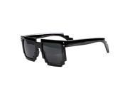 Foxnovo M09 Retro Style Full Frame Oversized Lens UV Protection Unisex Sunglasses Bright Black
