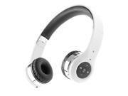 Foxnovo Stretchable Foldable Wireless Bluetooth V3.0 Headset Headphone with Mic for iPhone6 iPhone 6 Plus S6 S6 Edge White