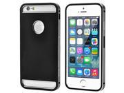 Foxnovo Fashion Durable Shockproof All Metal Aluminum Hard Back Case Cover Bumper Shell for 5.5 inch iPhone 6 Plus Black