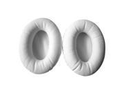 Foxnovo Pair of Replacement Soft PU Foam Earpads Ear Pads Ear Cushions for Solo Solo HD2.0 Headphone White