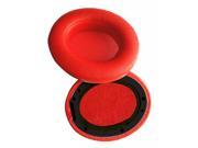 Foxnovo A Pair of Replacement Soft PU Foam Earpads Ear Pads Ear Cushions for Dr. Dre Pro Detox Edition Over Ear Headphones Red
