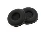 Foxnovo A Pair of Replacement Soft Smooth PU Foam Ear Pads Headphone Ear Cushions for AKG K24P K420 K430 K450 K451 K27P K404 K480 ES5 Black