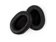 Foxnovo A Pair of Headphones Replacement Soft PU Foam Ear Pads Ear Cushions Ear Cups for SONY MDR 7506 MDR V6 MDR CD900ST Black