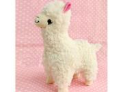 Foxnovo Children s Kids Cute Alpaca Soft Stuffed Animal Doll Plush Toy White