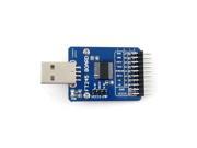 Foxnovo Waveshare FT245 USB FIFO Board type A FT245RL USB TO Parallel FIFO Evaluation Module Blue