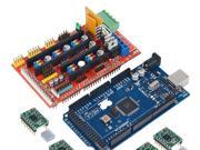 Foxnovo AMPS 1.4 REPRAP 3D Printer Controller Mega2560 R3 Arduino Compatible 5pcs A4988 Stepper Driver Module for 3D Printer Prusa Mendel MakerBot