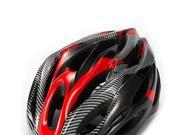 Foxnovo Cool style Ultra Lightweight High Rigidity Bicycle Cycling Helmet Red Stripe