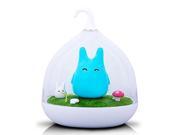 Foxnovo Portable Creative Rechargeable Smart touch Sensor USB LED Baby Night Light Lamp with Touch Dimmer Blue