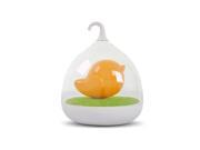 Foxnovo Portable Creative Rechargeable Smart Touch Sensor USB LED Baby Night Light Bird Lamp with Touch Dimmer Orange Bird