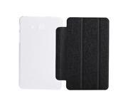 Foxnovo Folding PU Flip Tablet Cover for Samsung Galaxy Tab A 7.0 T280N T285 Leather Case Black
