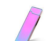 Foxnovo USB Rechargeable Lighter Metal Double sided Electric Lighters Colorful Ice