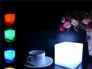 Foxnovo LED Cube Light Multi Color Cordless Night Lamp Battery Operated