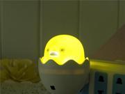 Foxnovo Little Chick Plug In Night Light with Auto Sensor for Kids Bedroom Nursery Baby Room Bathroom or Hallway US Plug
