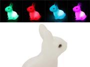 Foxnovo Cute Rabbit Shape LED Night Light Decoration Lamp Gift