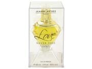 Love Never Dies Gold by Jeanne Arthes Eau De Parfum Spray for Women 2 oz