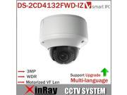 HIKVISION Smart IP Camera DS 2CD4132FWD IZ Indoor Dome Camera 3MP Smart Face Detection Defog EIS BLC With Motorized VF lens 2.8 12mm