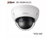 Dahua IP Camera 4MP HD WDR Network Vandal proof IR Mini Dome Camera IPC HDBW4421E Support Multiple Network Monitoring