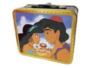 Disney Aladdin And Jasmine Metal Lunch Box