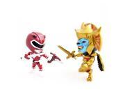 Loyal Subjects Power Rangers Exclusive Metallic Red Ranger Versus Goldar Figures