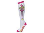 Sailor Moon Wand Womens 1 Pair Of Long Socks