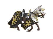 Horse With Black Robe And Gold Dragon Figure Safari Ltd