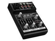 Talent MIX R Mini Portable 3 Channel Mixer with USB Audio In 233 120