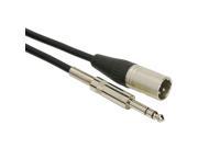 Talent PCXM20 Patch Cable XLR Male to 1 4 TRS Male 20 ft. 240 924