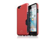 Patchworks® ITG Level Pro Case with Card Pocket Red for iPhone 6s 6 Military Grade Protection Case with a Card Pocket Extra Protection for ITG Tempered Glass