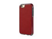 Patchworks® ITG Level Case Prestige Edition in Leather Red for iPhone 6s 6 Military Grade Protection Case Extra Protection for ITG Tempered Glass Screen Prot