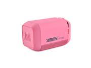 Meree Mini Portable Bluetooth Wireless Speaker w Colorful LED Light Subwoofer HIFI Speaker Support USB SD Card Pink