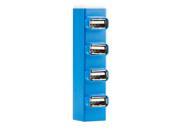 Meree USB HUB02 Usb Hub 4 USB Power Charging Blue