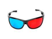 Meree Universal 3D Plastic Frame Glasses Black Red Blue