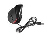 Meree USB Cable Vertical 5d Ergonomic Mouse Black