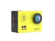 Meree Ultra HD 4 K Video 170 derajat Wide Angle kamera olahraga 30 M Wifi tahan air kamera aksi 2 Inch layar 1080 p 60fps HDMI Yellow