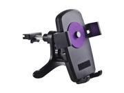 Meree Universal Car Outlet Stand Universal Phone Holder Car Air Vent Mount For Cell Phone Purple