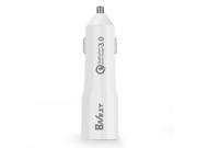 Fast Car Charger Bnest Qualcomm QC 3.0 Quick Charge USB Car Charger Lighter 3A Fast Charger for Galaxy S7 Plug Note 7 Xiaomi LG G5 iphone 7 Sony White
