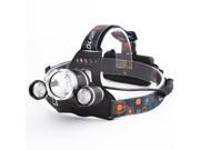 LED Outdoor Bright Headlamp with Adjustable Headband Rechargeable Headlight for Camping Hiking and Fishing